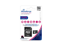 Mediarange MicroSDHC 32GB CL10 + adapter memriakrtya